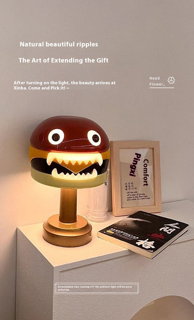 Lámpara de Mesa Hamburguesa Divertida - Decoración Creativa Infantil - Image 10