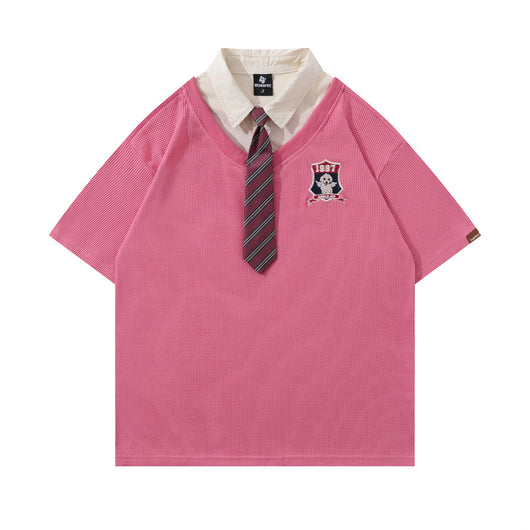 Camisa Polo College con Insignia para Hombre - Image 9