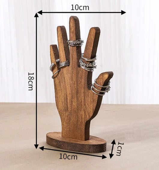 Estante Exhibidor de Joyas Modelo Palma - Organizador de Madera - Image 6