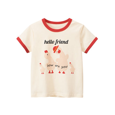 Camiseta Infantil Estilo Coreano de Manga Corta - Image 5