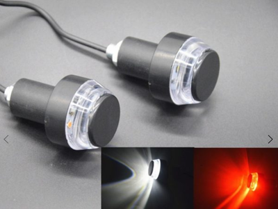 Luces Direccionales LED para Manillar de Moto - Doble Color y Alta Visibilidad - Image 4