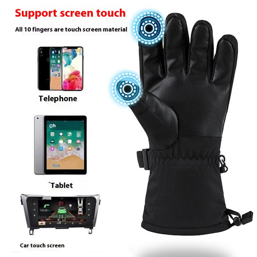 Guantes Térmicos Impermeables con Calefacción Eléctrica para Motos y Deportes Extremos - Image 4