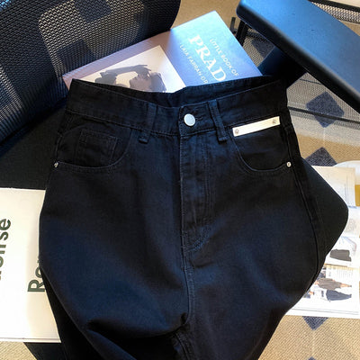 Pantalones Vaqueros Cintura Alta Ancha Rectos Efecto Limpiador - Image 26