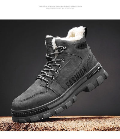 Zapatos Cálidos de Algodón con Forro Polar para Hombre - Image 16