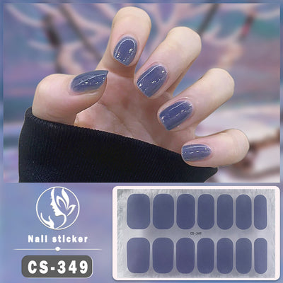Uñas Postizas Impermeables de Color Sólido para Nail Art - Image 13