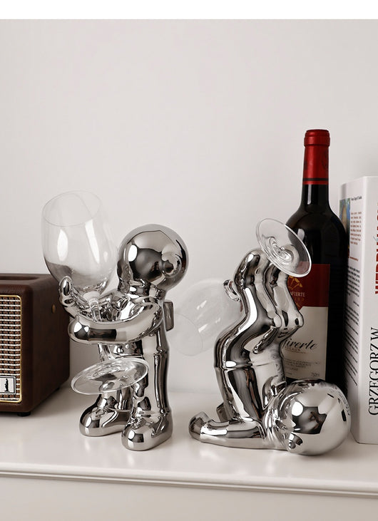Mueble Astronauta para Vinos - Gabinete TV Decorativo Multifuncional - Image 14
