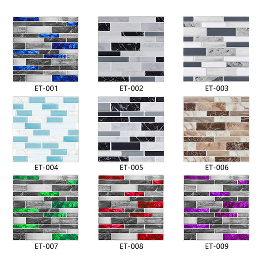 Adhesivos de Mosaico Mármol Embossed para Cocina y Baño - Image 13