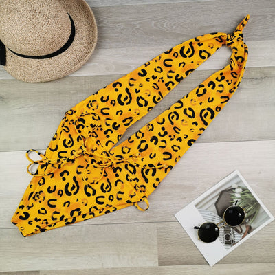 Traje de Baño Enterizo Elegante para Mujer con Cuello Halter - Image 16