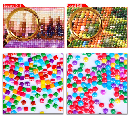 Pintura de Diamantes 5D Paisaje Costero de Ciudad Hermosa