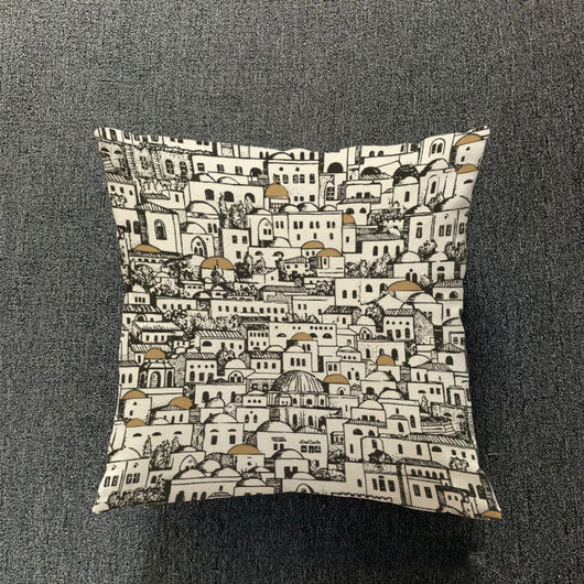 Funda de Almohada de Algodón y Lino para Sala de Estar - Image 29