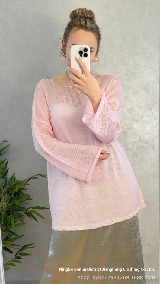 Blusa Suelta Protección Solar Cómoda y Moderna para Mujer - Image 12