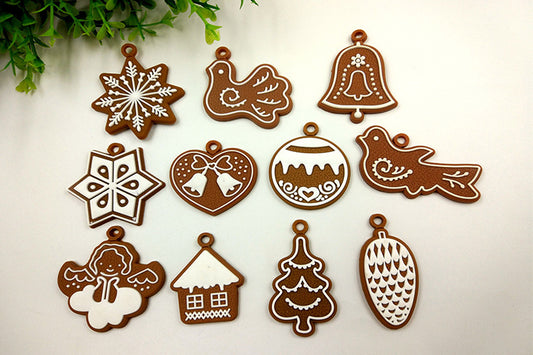 Decoración Navideña Árbol de Navidad con Hombre de Jengibre
