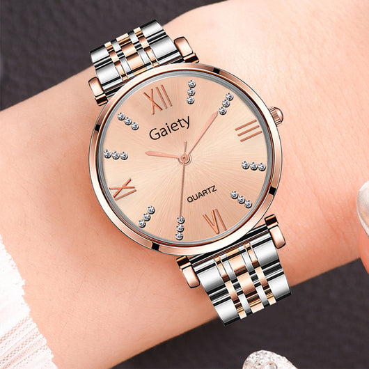 Reloj de Cuarzo Elegante para Mujer con Diamantes y Diseño de Moda - Image 18