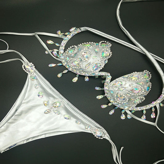 Bikini Diamante con Costuras Elegantes para Mujer - Image 2