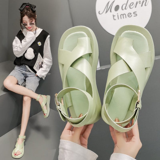 Sandalias Romanas Hada con Suela Gruesa para Mujer - Image 2