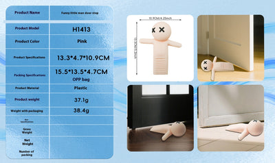 Tope de Puerta Antichoque Plástico Antideslizante para el Hogar - Image 7