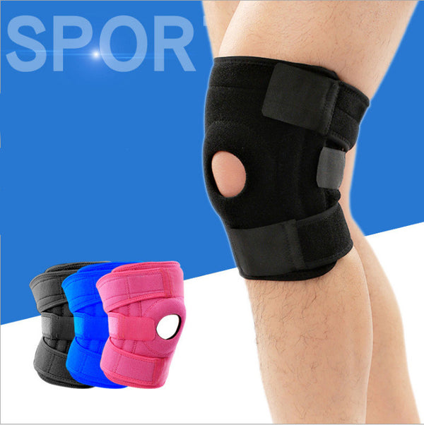 Rodilleras Deportivas de Silicona Antideslizante con Resorte para Montañismo y Fitness
