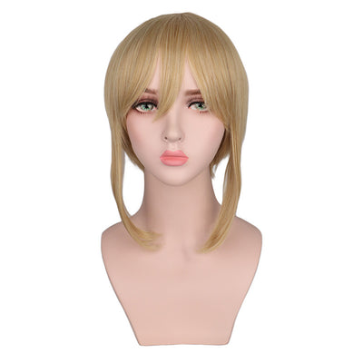 Peluca Anime Doble Clip Tigre Dorado - Cosplay Profesional - Image 5