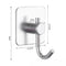 Gancho Individual De Aluminio Plateado Para Maletero