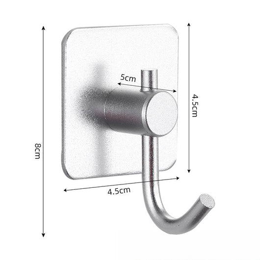 Gancho Adhesivo de Acero Inoxidable sin Clavo - Aluminio Premium - Image 13