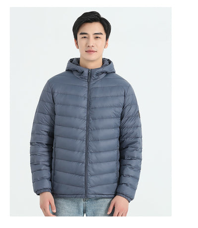 Chaqueta de Plumas para Hombre, Corte Slim Estilo Coreano - Image 24