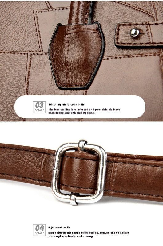 Bolsa Bandolera de Un Solo Hombro en Color Sólido con Cierre - Image 11