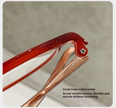 Black round frame reading glasses with blue light blocking lenses for high-definition eye protection. - Image 16