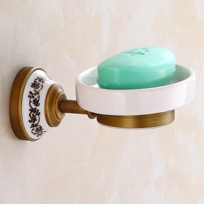Juego de Toallero Estilo Europeo en Cobre Antiguo - Accesorios de Baño Completos - Image 3
