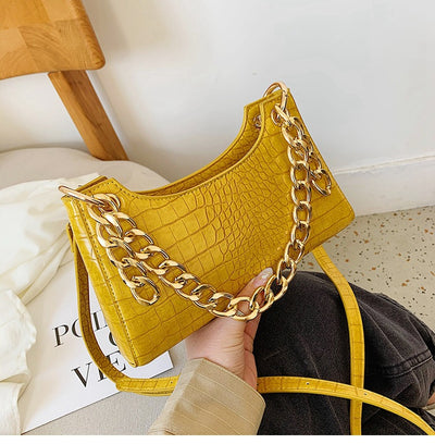 Bolso de Mano con Cadena Gruesa Axilar - Image 12