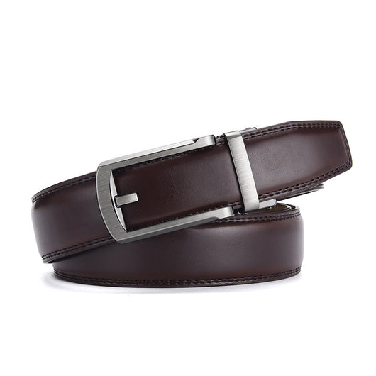 Cinturón de Cuero Genuino para Hombre con Hebilla Automática - Image 4