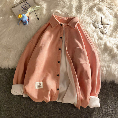Chaqueta Camiseta de Pana Manga Larga para Hombre - Image 20