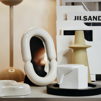 Espejo Decorativo de Cerámica para Escritorio - Diseño Home Fashion - Image 8