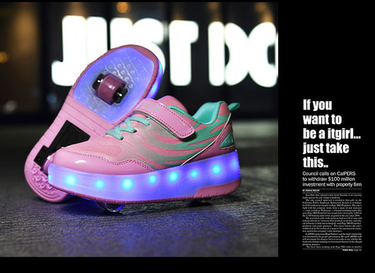 Patines Heelys LED Recargables con Ruedas Luminosas para Niños y Niñas - Image 13