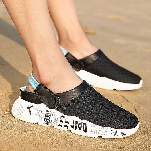 Sandalias Playeras Hombre Tipo Crocs con Agujeros Transpirables - Image 5