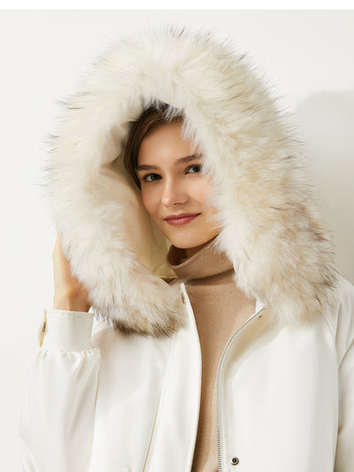 Chaqueta Corta con Cuello de Pelaje Cálido - Image 13