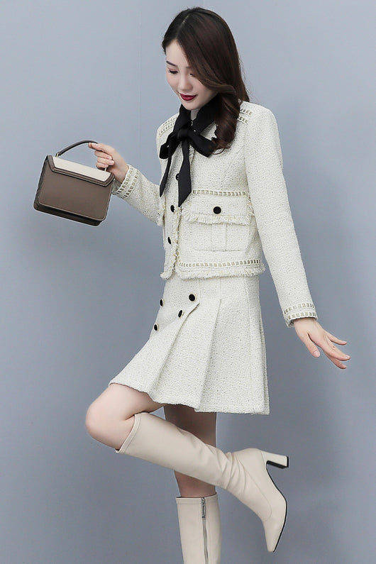 Vestido de Tweed Elegante para Ocasiones Especiales - Image 2