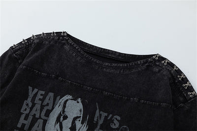 Playera Estampada con Diseño Dark para Hombre - Image 9