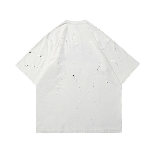 Camiseta de Manga Corta con Estampado de Letras para Hombre - Image 9