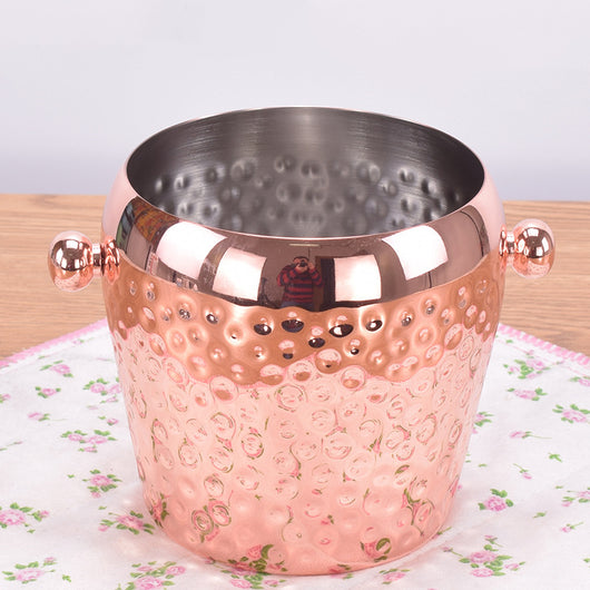 Cubo para Hielo Acero Inoxidable con Revestimiento de Cobre - Image 11