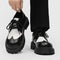 Zapatos de Cuero Casual con Tallado Brogue para Hombre