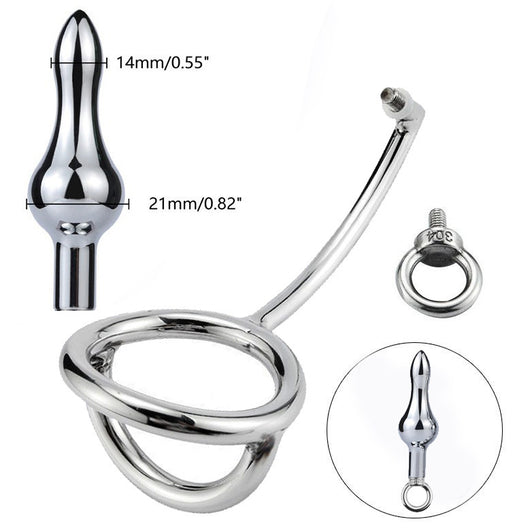 Anillo de Placer de Metal 15" - Dispositivo Dual de Bloqueo y Dilatación para Hombres - Image 12