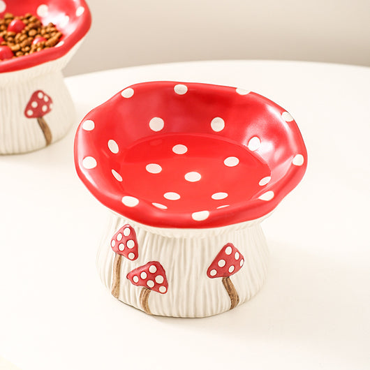 Comedero Elevado para Gatos y Perros con Diseño Decorativo de Seta - Image 7