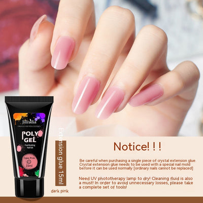 Extensiones de Uñas con Pegamento Cristal UV Beauty - Image 16
