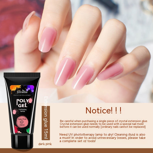 Extensiones de Uñas con Pegamento Cristal UV Beauty - Image 16
