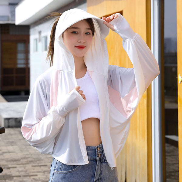 Blusa de Manga Larga Protección Solar para Mujer