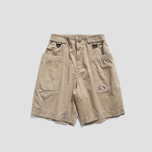 Pantalones Cortos de Algodón Casual Cinco Bolsillos para Hombre - Image 3