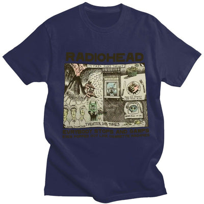Camiseta Vintage Radiohead 2000 Hip Hop Rock Unisex Talla M - Image 5
