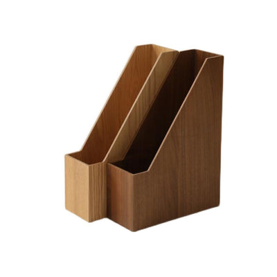 Organizador de Escritorio Vertical en Madera - Caja Clasificadora de Documentos - Image 14