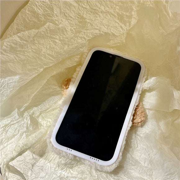 Funda para Celular Cachorro con Bufanda Roja - Diseño Fashion