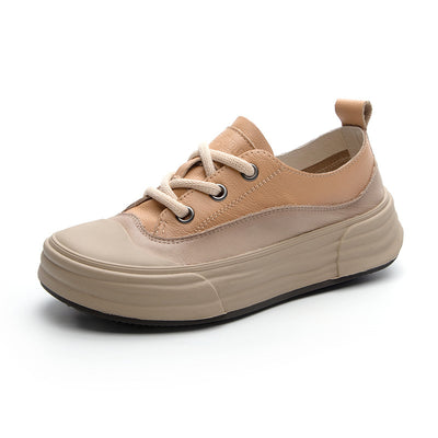 Tenis Plataforma de Cuero para Mujer - Estilo Casual Moderno - Image 8